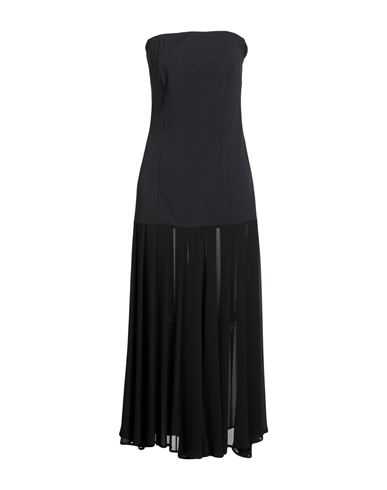 Woman Midi dress Black Size 6 Polyester, Elastane