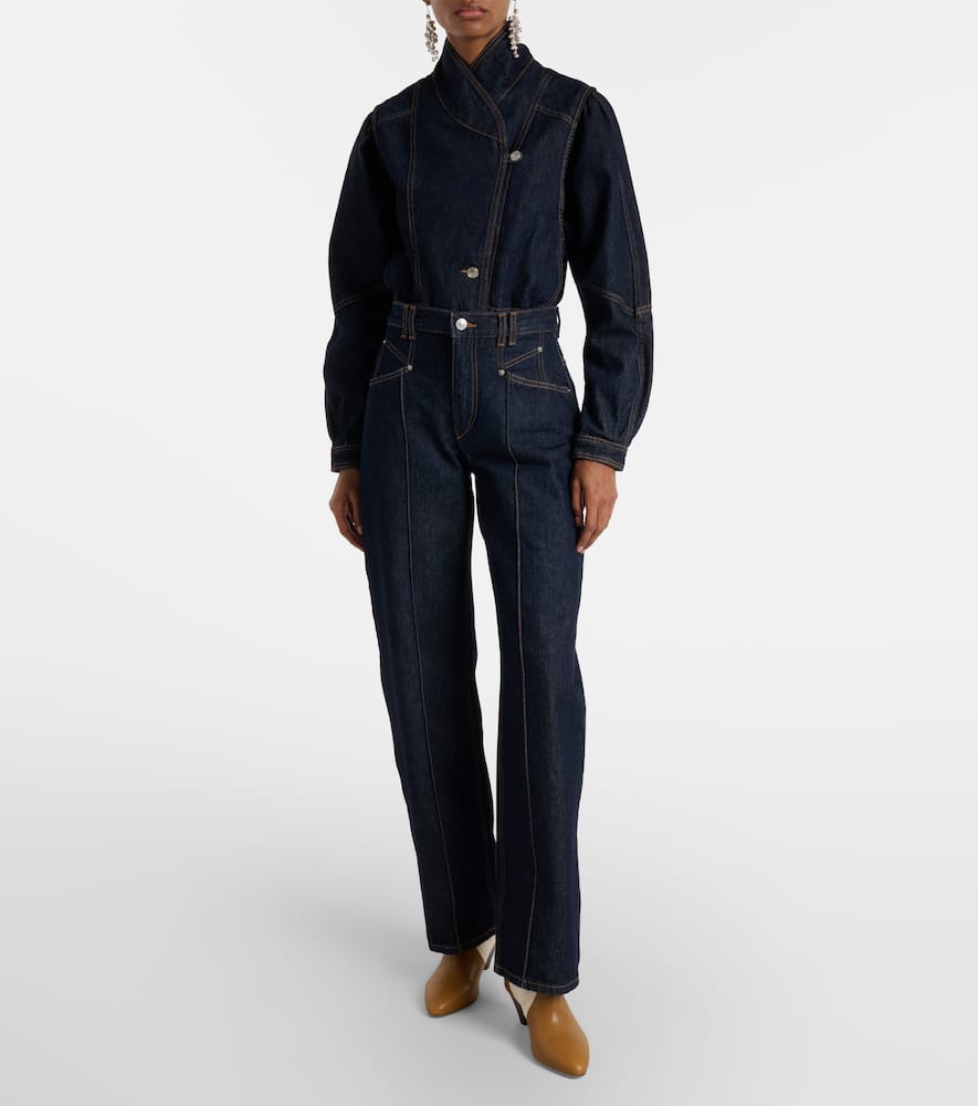 Drolane high-rise straight jeans