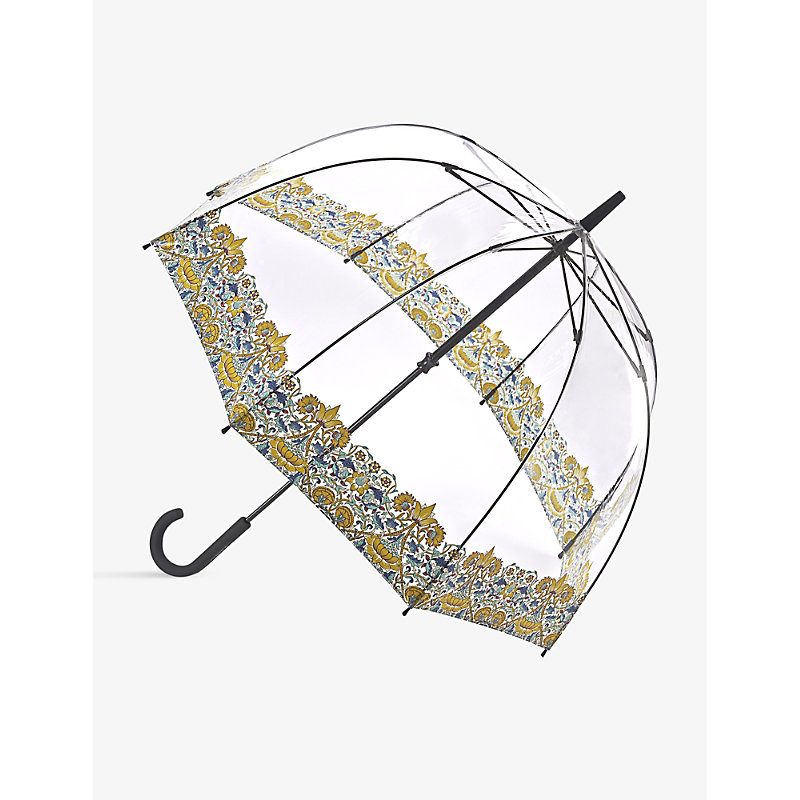 X Morris & Co Floral-Print Birdcage Umbrella