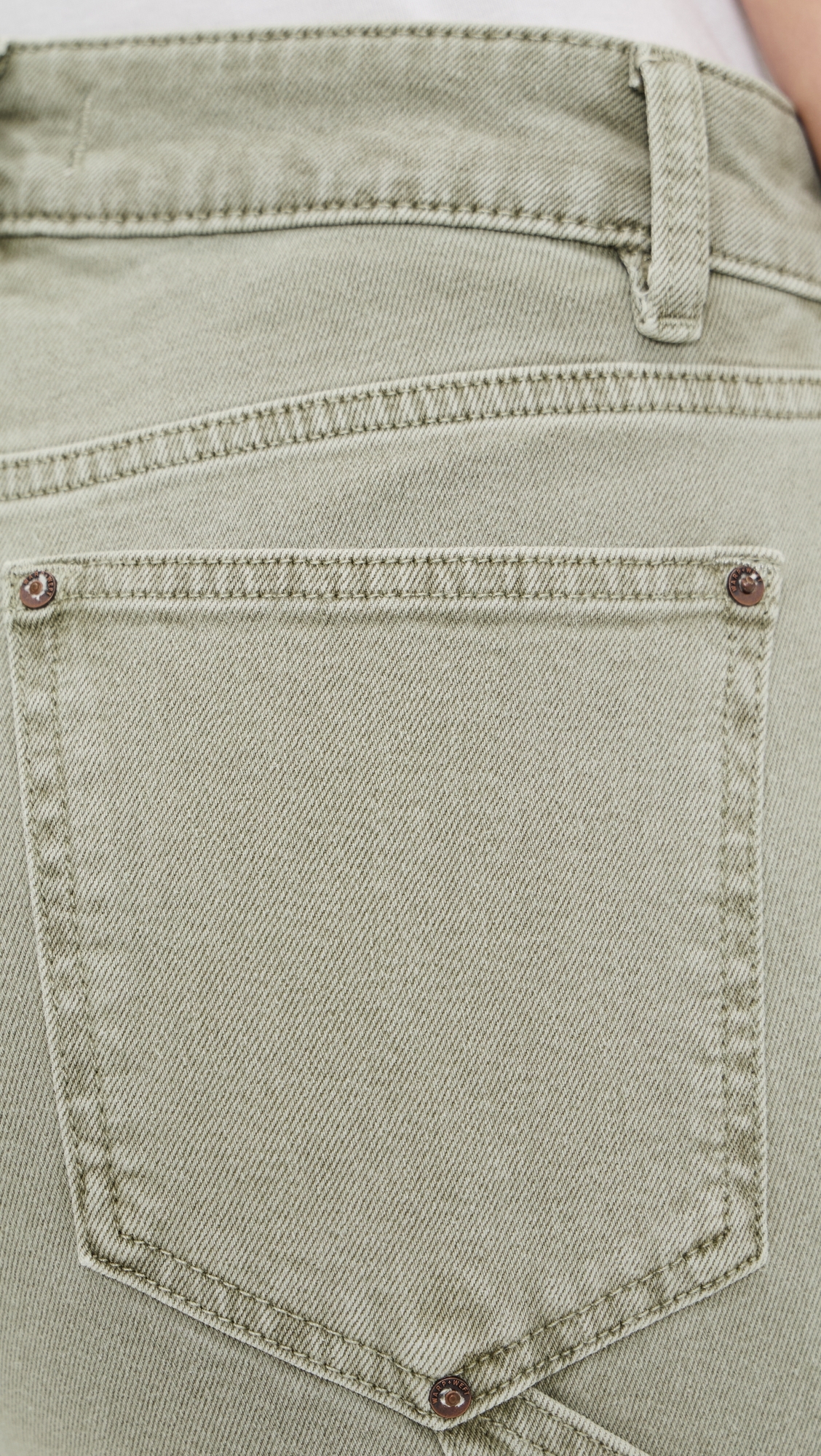 Sat Utility 90's Straight Leg Jeans Laurel Green