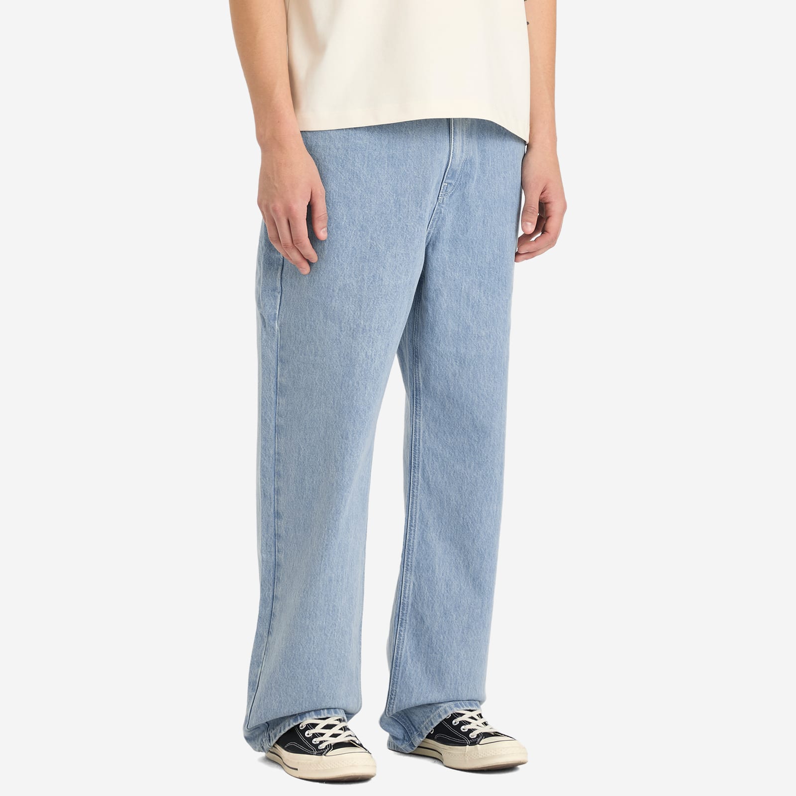 Men's Relaxed Denim Jean Light Blue Wash