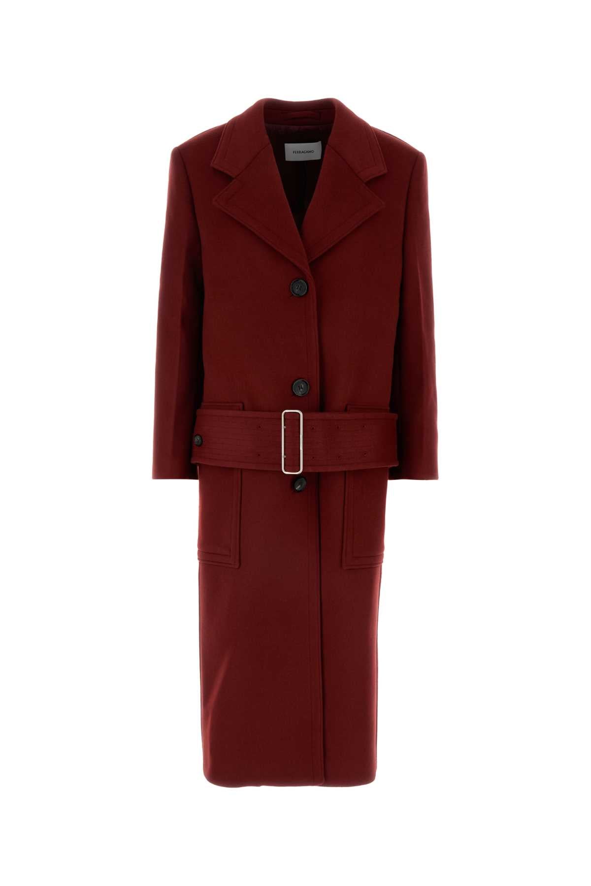 Caban Coat — Red