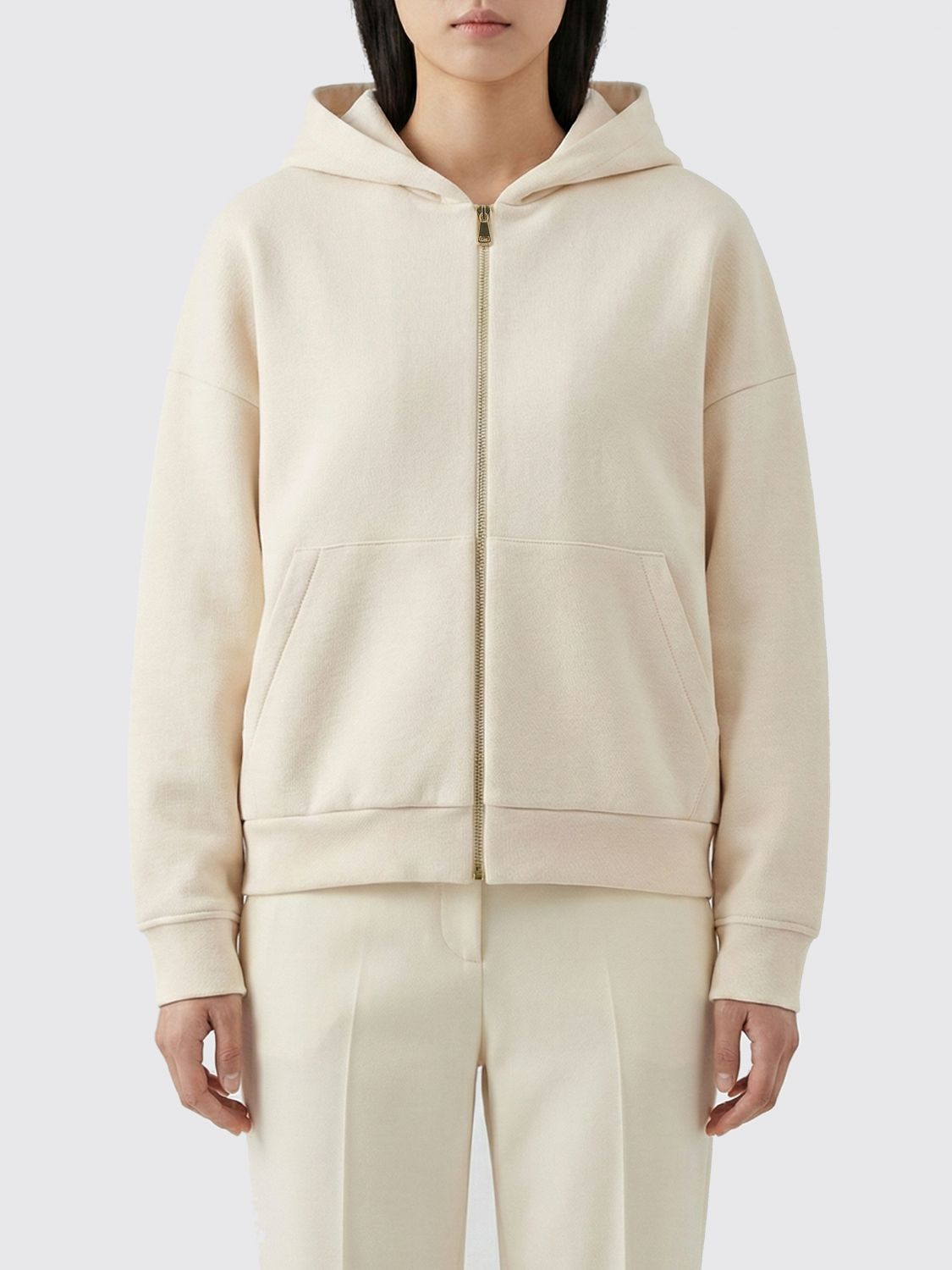 Sweatshirt Woman color Beige