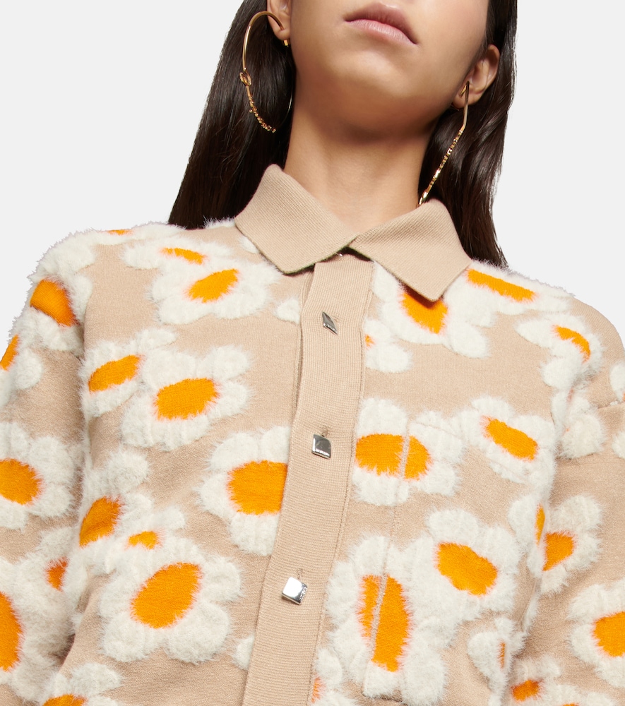 Jacquemus La Chemise Neve floral cardigan