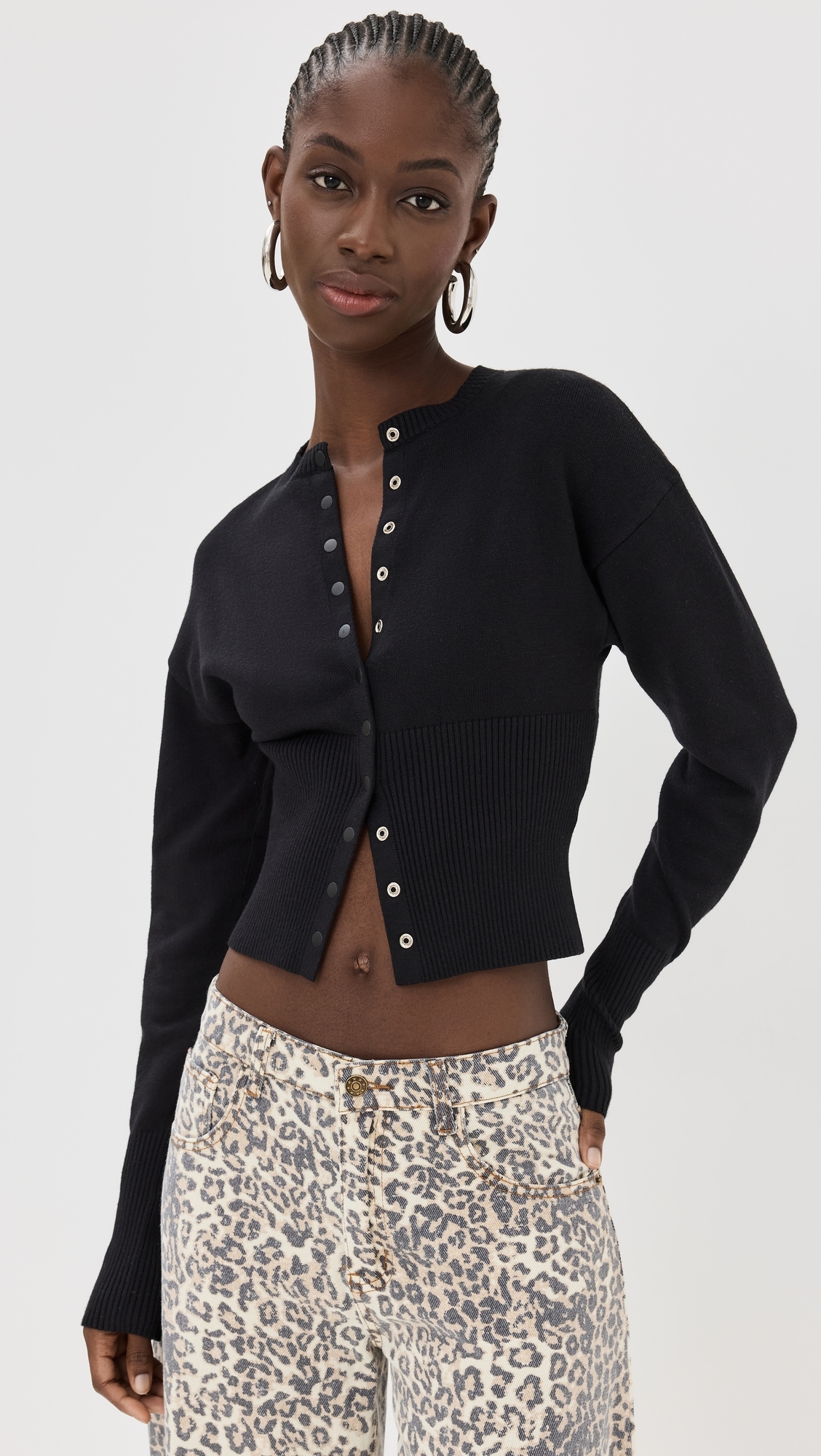 Head In The Clouds Cardigan Onyx
