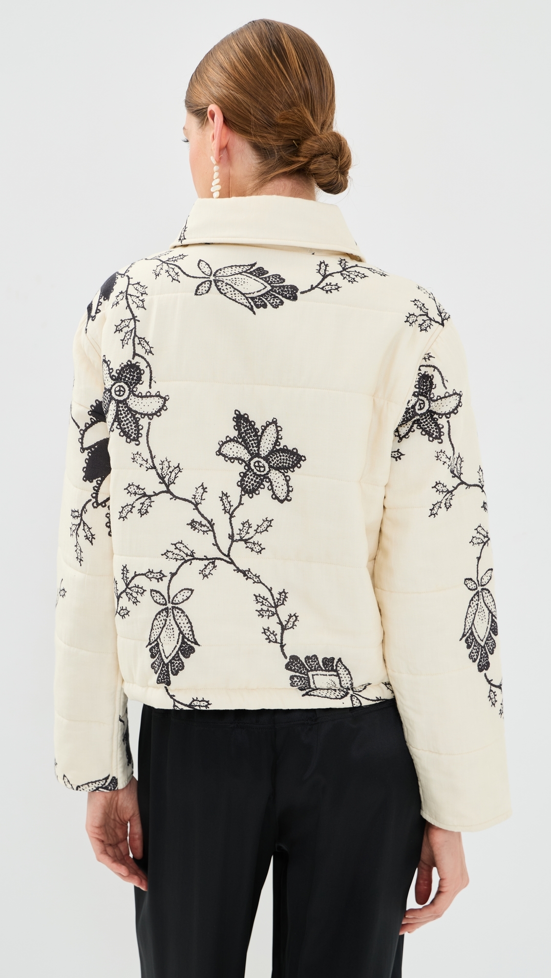Lex Shadow Lace Jacket Off-White