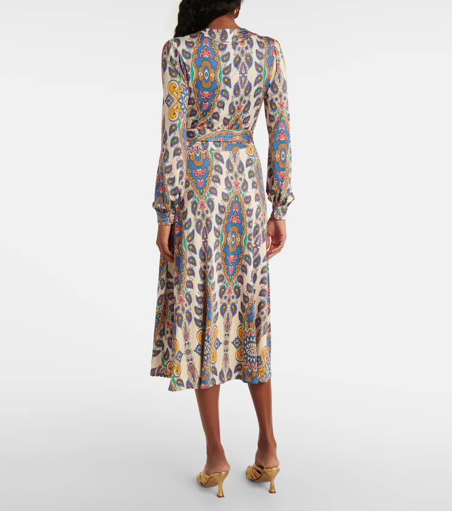Printed midi dress