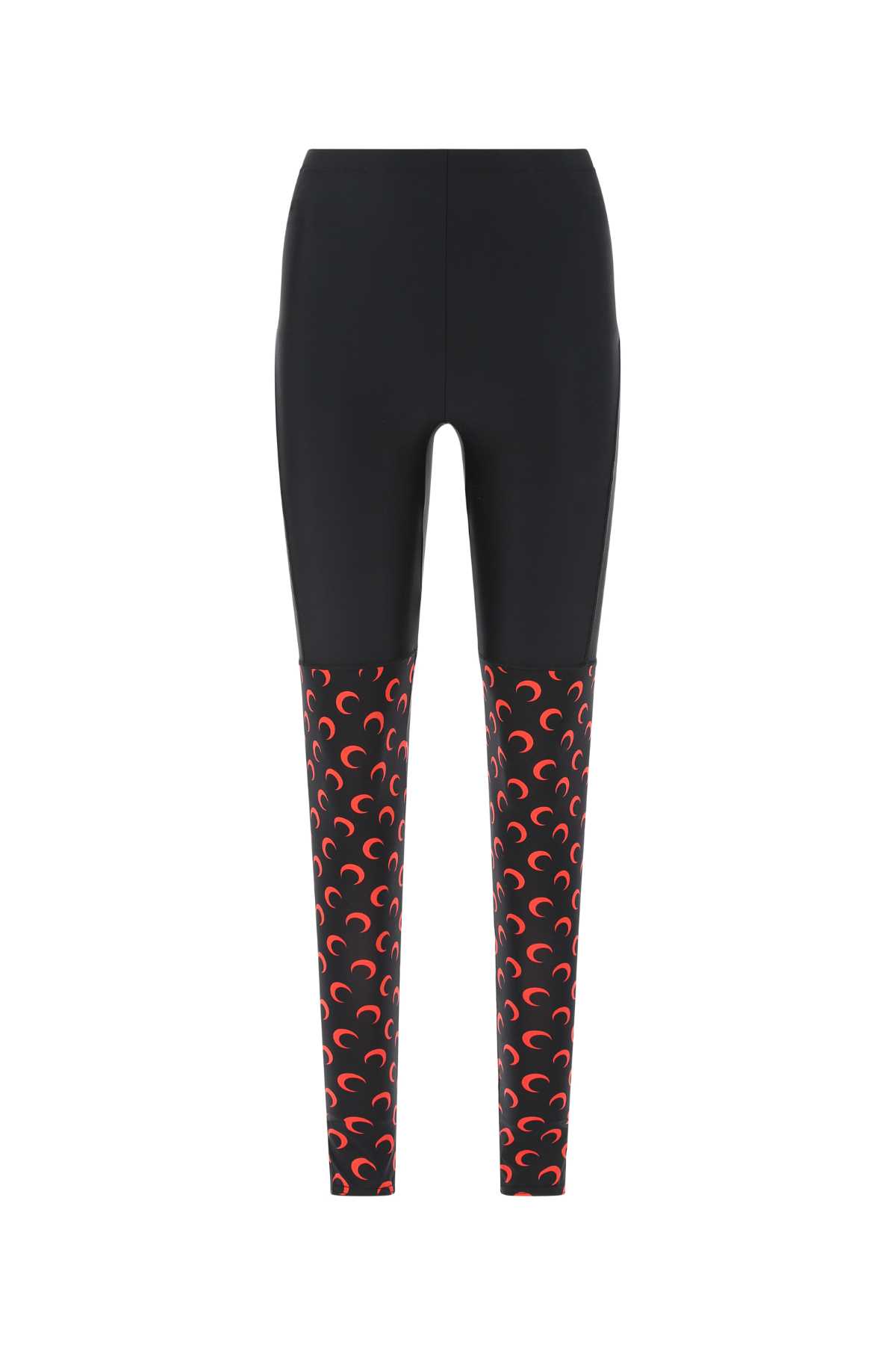 Two-tone Stretch Nylon Leggings