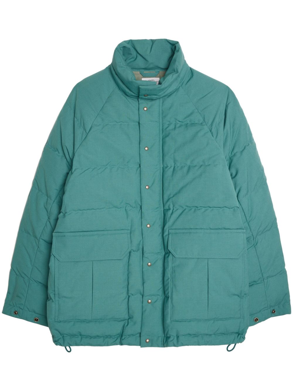 Lumer wool-linen puffer jacket - Green