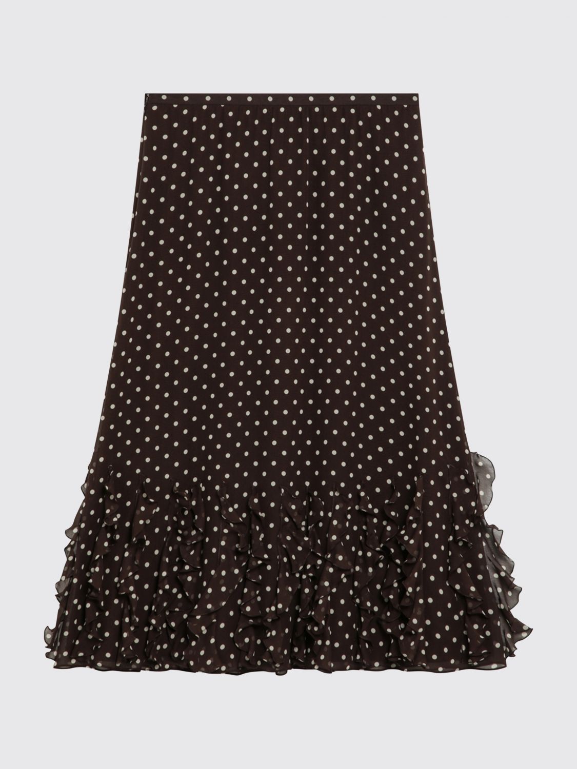 Skirt Woman color Brown