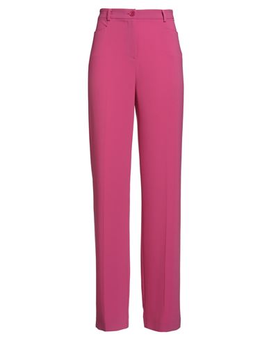Woman Pants Fuchsia Size 6 Polyester, Elastane