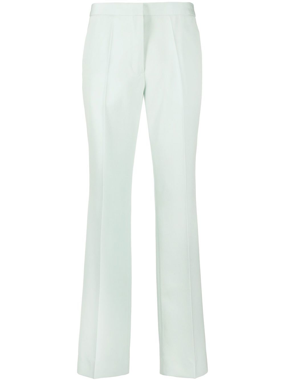 Pressed-crease tailored trousers - Blue