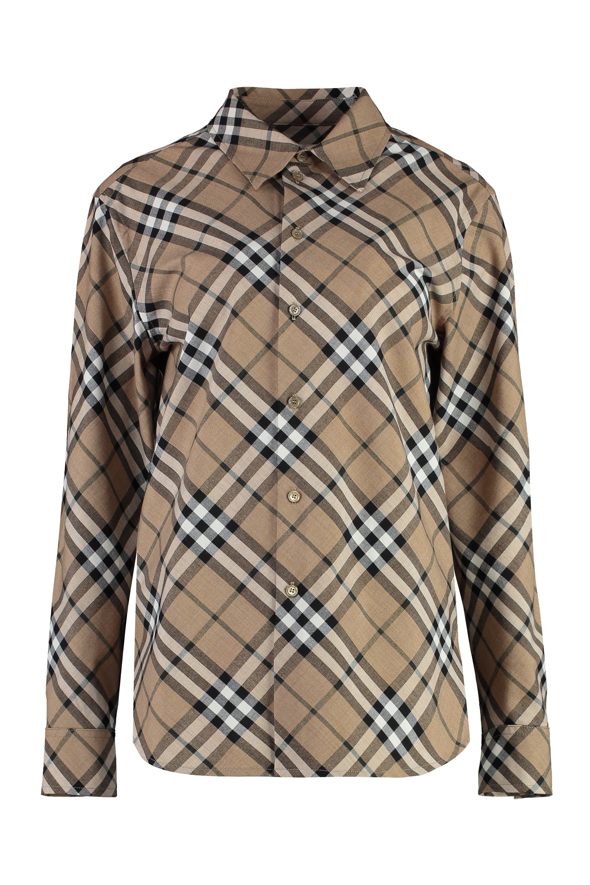 Checkered Design Cotton Shirt