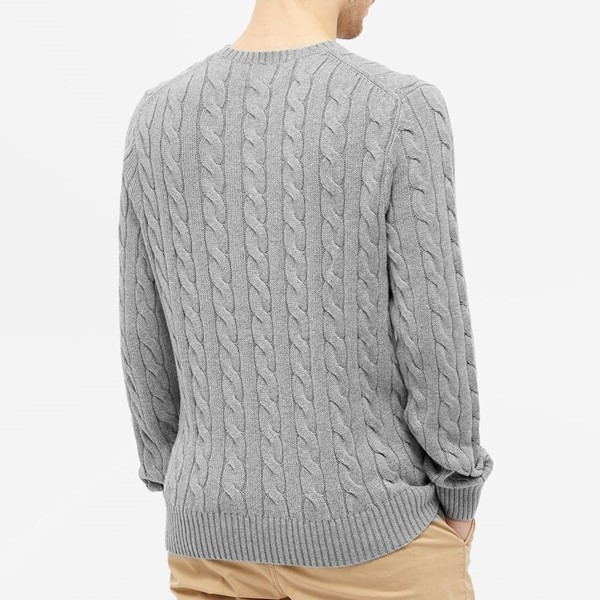Cable knit knitted sweatshirt