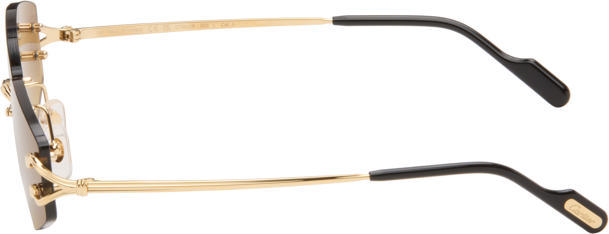 Gold Classic C Motif Sunglasses