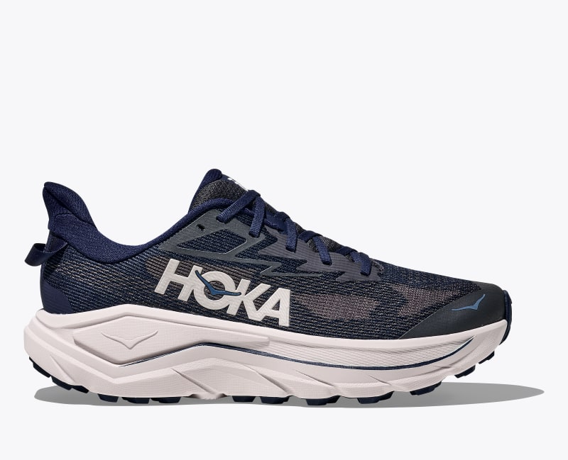 HOKA Men's Challenger 8 Shoes in Midnight Blue/Grout
