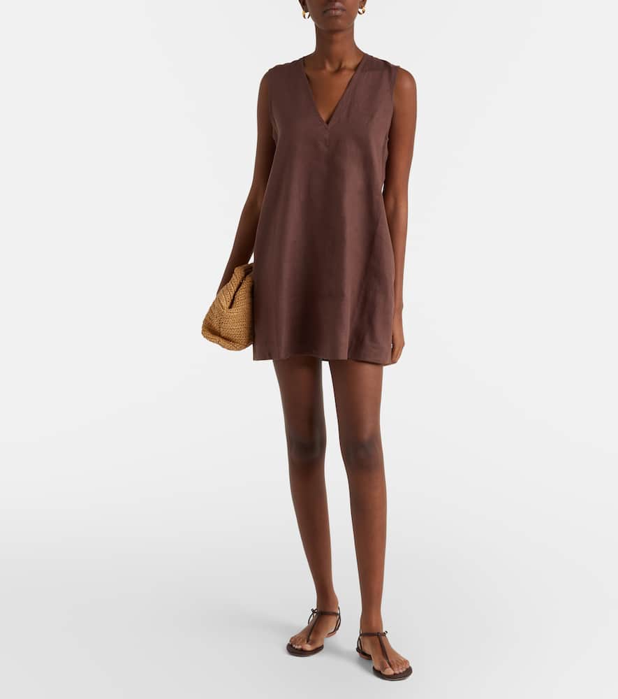 Derya linen minidress