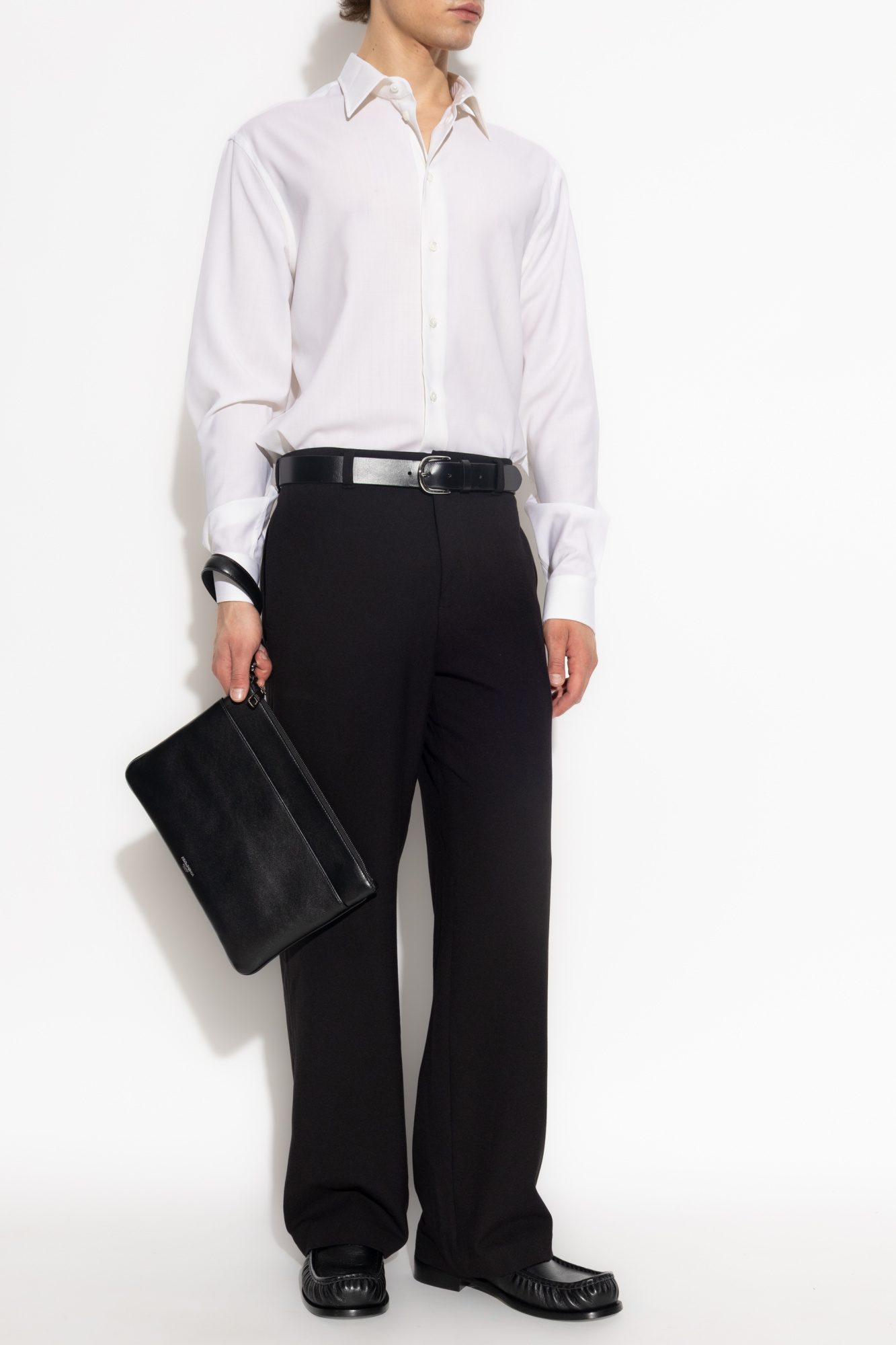 Wool Shirt, Men's, White