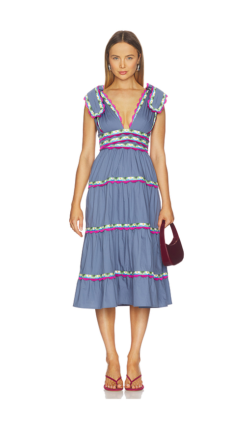 CeliaB Chelili Dress Blue in Blue. XL. Also in XS