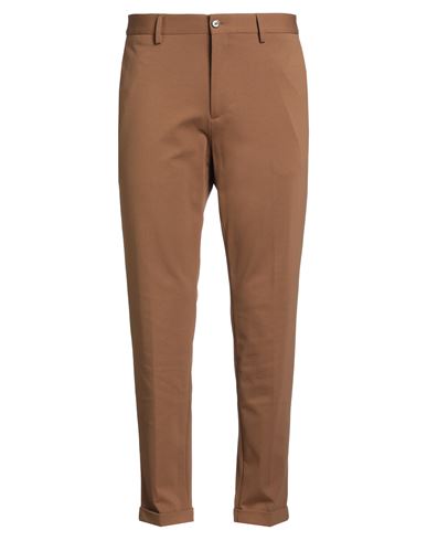 Man Pants Camel Size 38 Cotton, Polyamide, Elastane