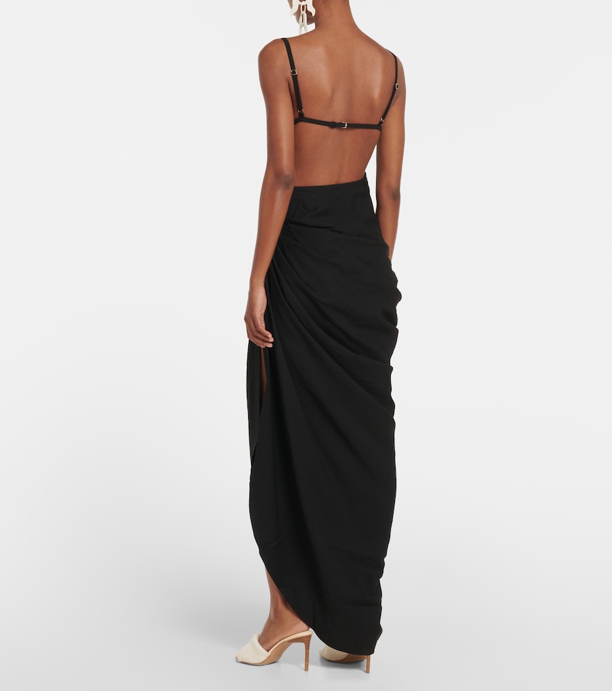 La Robe Saudade voile maxi dress
