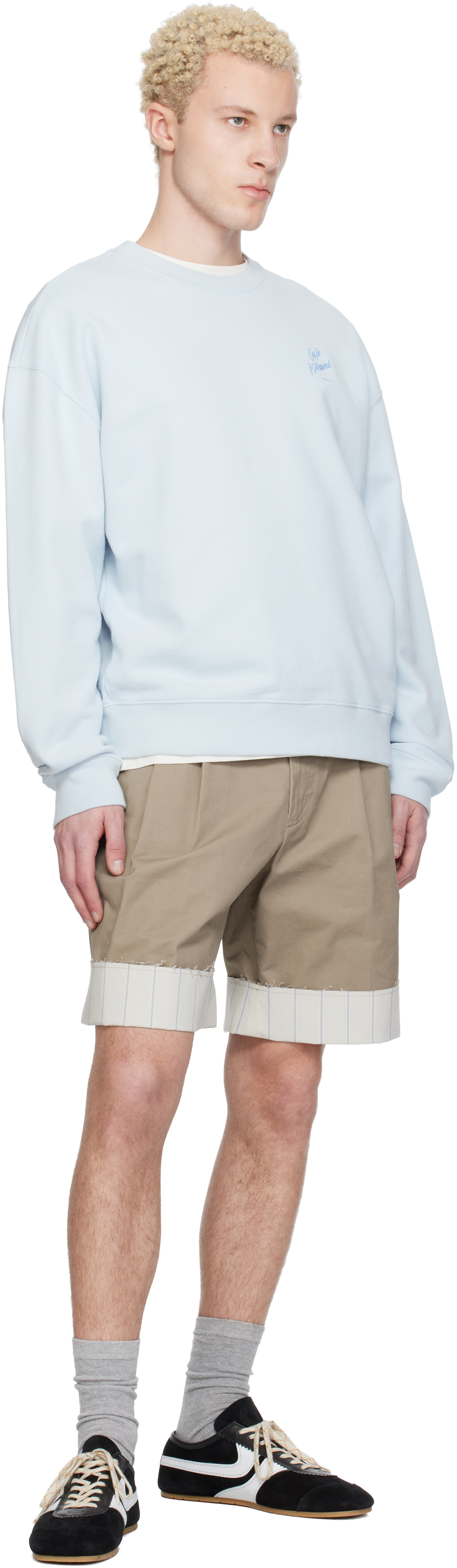 Blue 'Café Kitsuné' Relax Sweatshirt