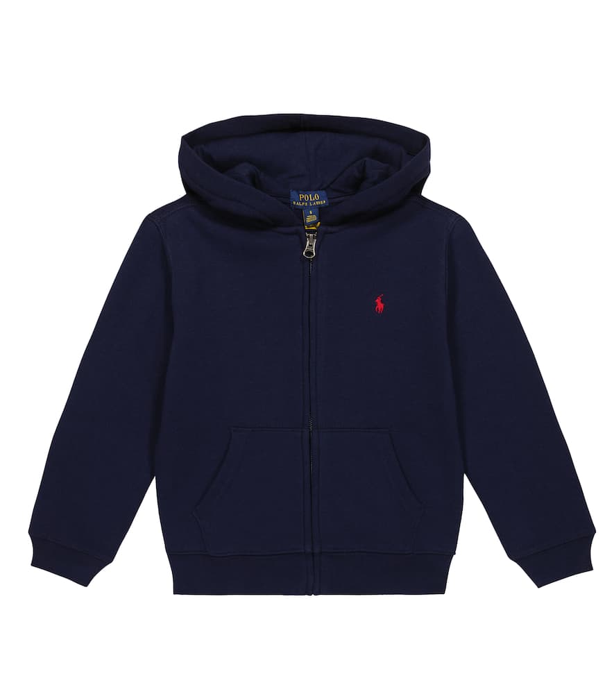 Polo Ralph Lauren Kids Cotton jersey zipped hoodie