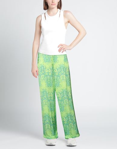 Pink Memories Woman Pants Green Size 2 Viscose