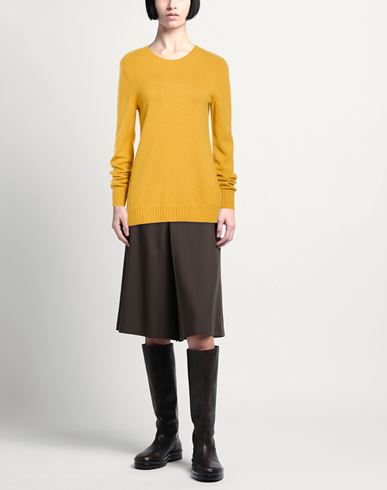 Woman Sweater Mustard Size M Cashmere