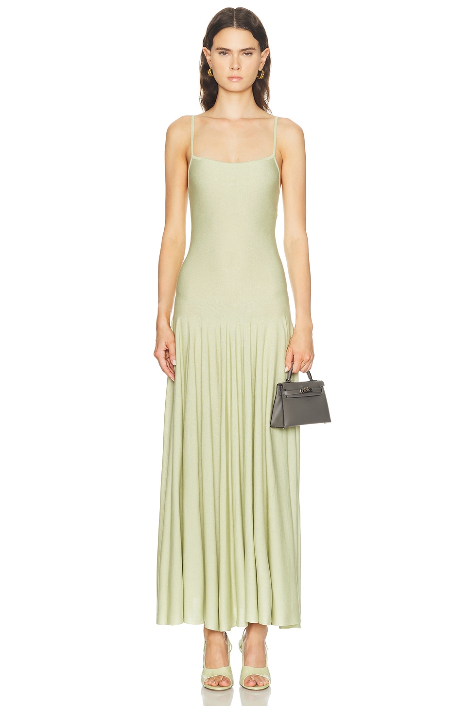 Amiya Eden Dress in Sage - Mint. L also in