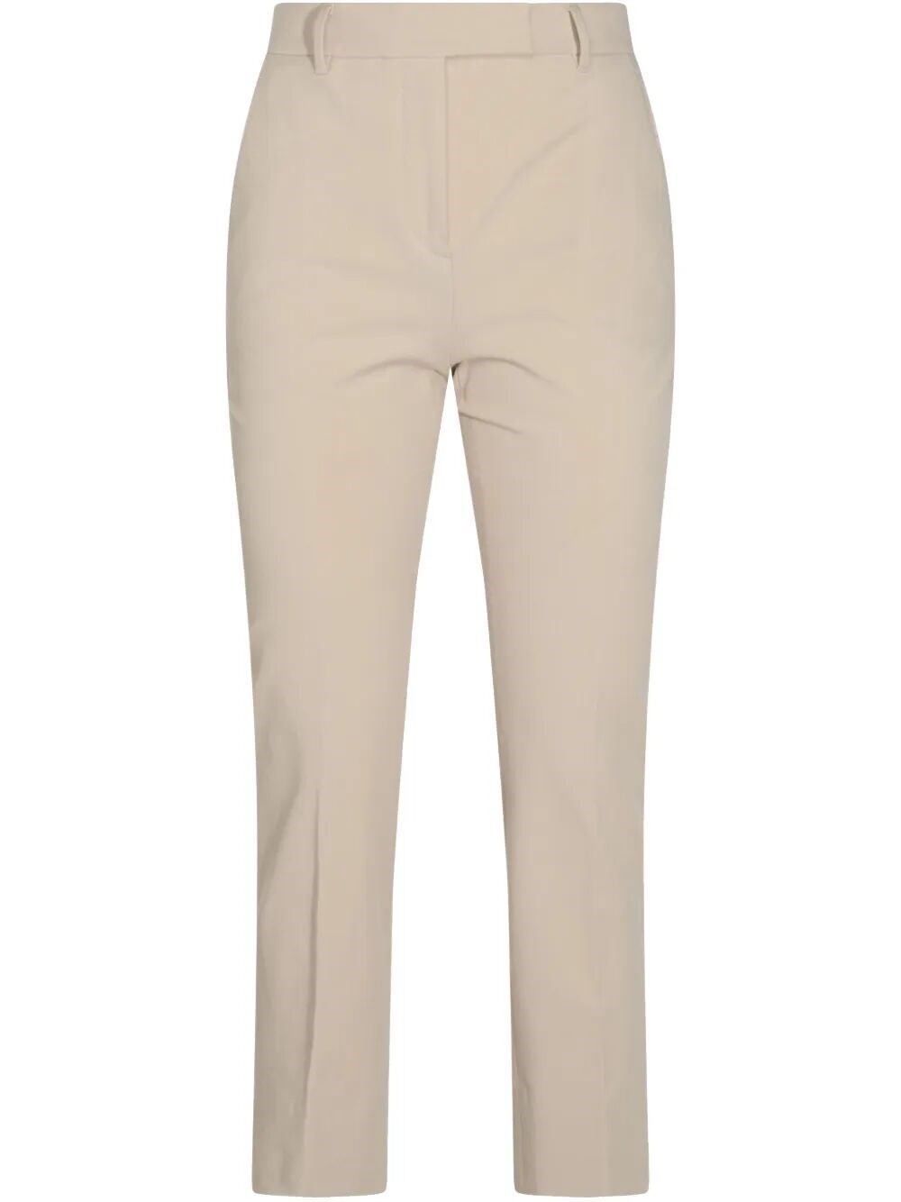 Cotton Blend Tapered Pants