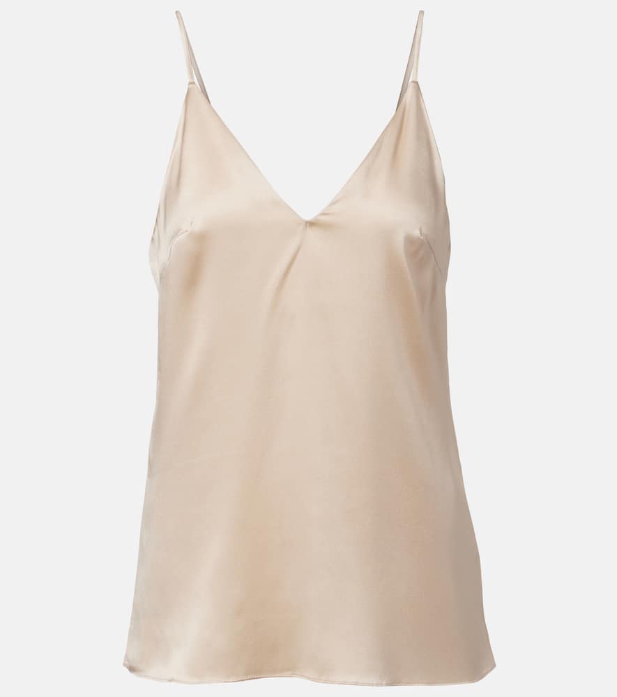 Silk-blend satin camisole