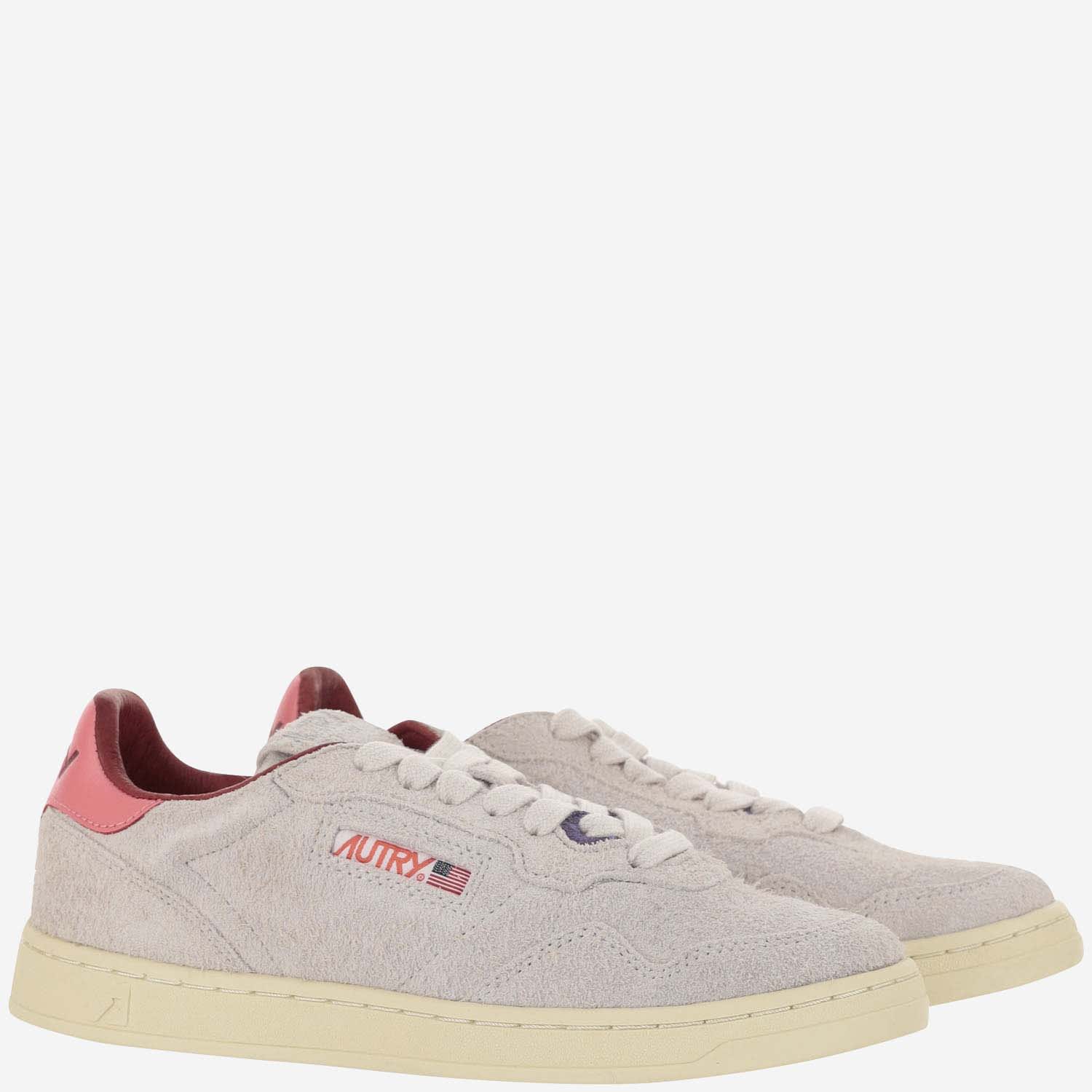 Medalist Low Sneakers In Suede Hair Sand Effect