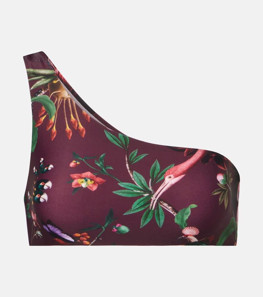 Goddess printed bikini top