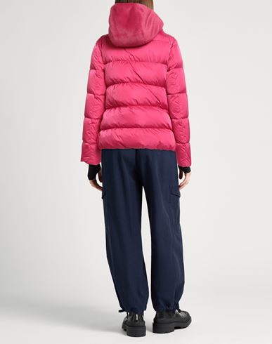 Woman Puffer Magenta Size 4 Polyester
