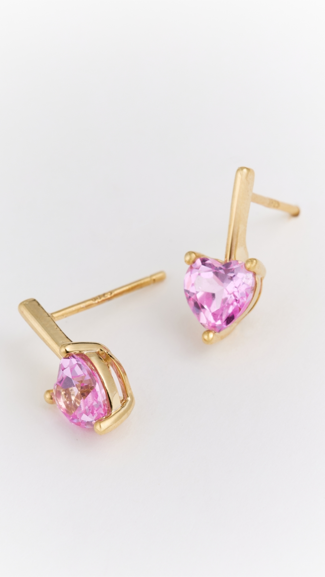 Linea Love Stud Earrings Pink One Size