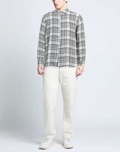 Man Shirt Grey Size M Linen
