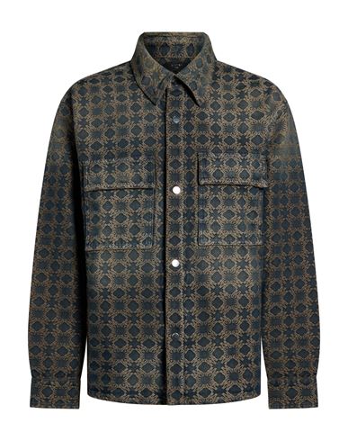 Man Denim shirt Blue Size L Cotton