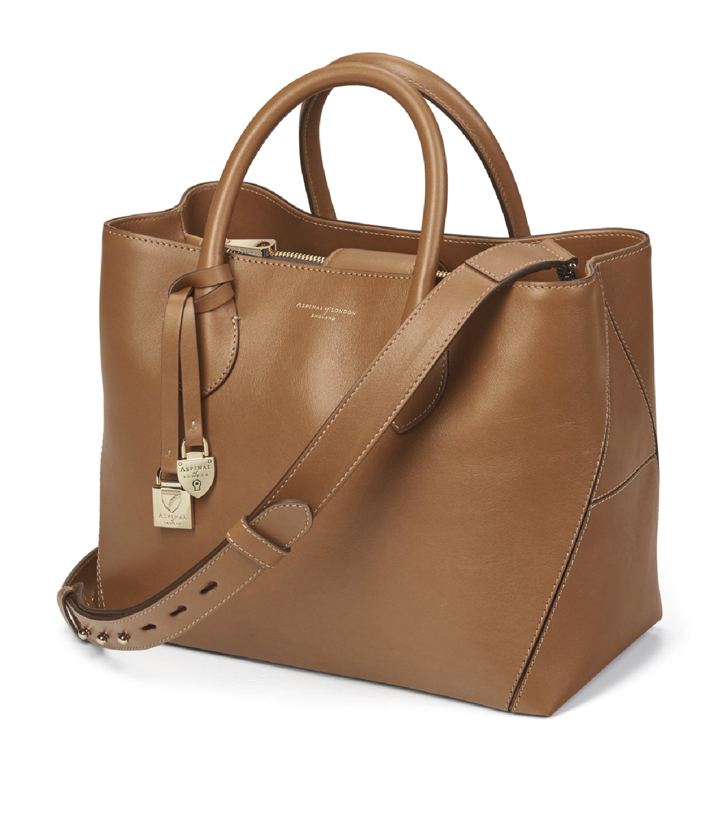 Midi Leather London Tote Bag