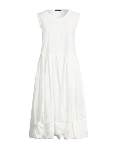 Use Woman Midi dress White Size 4 Cotton