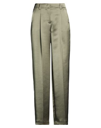 Woman Pants Military green Size 10 Polyester