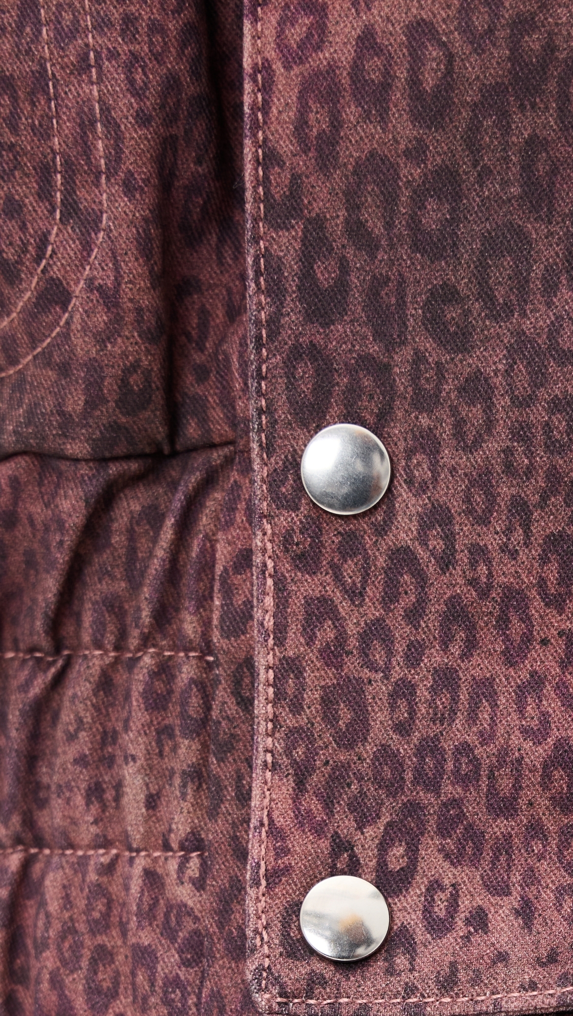 Cicely Flight Bomber Red Leopard