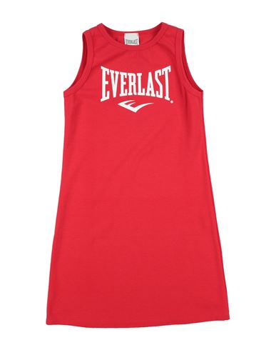Kid Girl Kids' dress Red Size 16 Cotton, Elastane