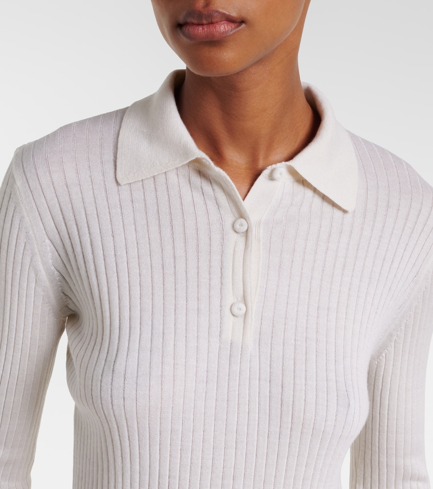 Mxpgitano cashmere and silk polo sweater