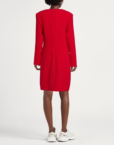 Gm Woman Mini dress Red Size 10 Polyester, Viscose, Elastane