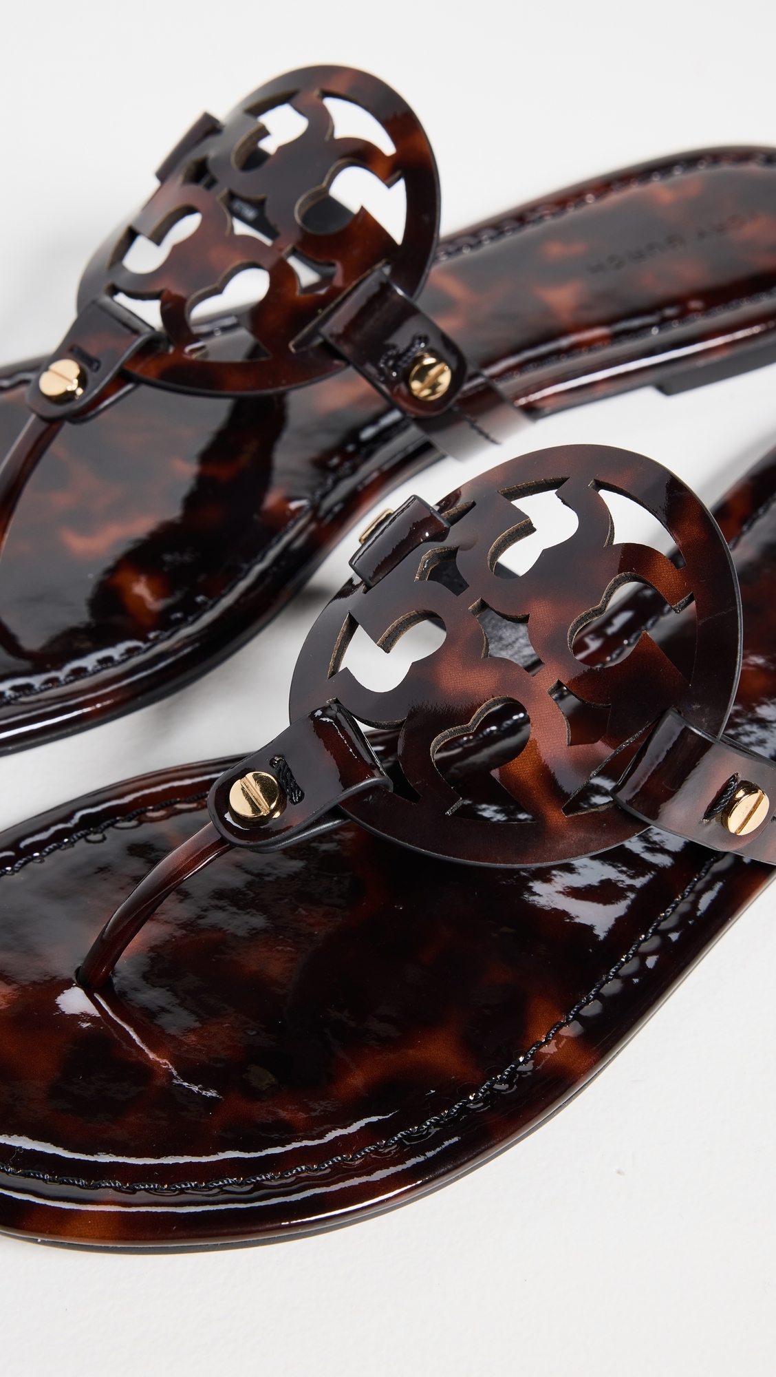 Miller Sandals Tortoise Patent