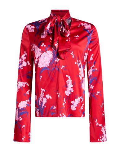 Des_phemmes Woman Shirt Red Size 4 Viscose, Elastane