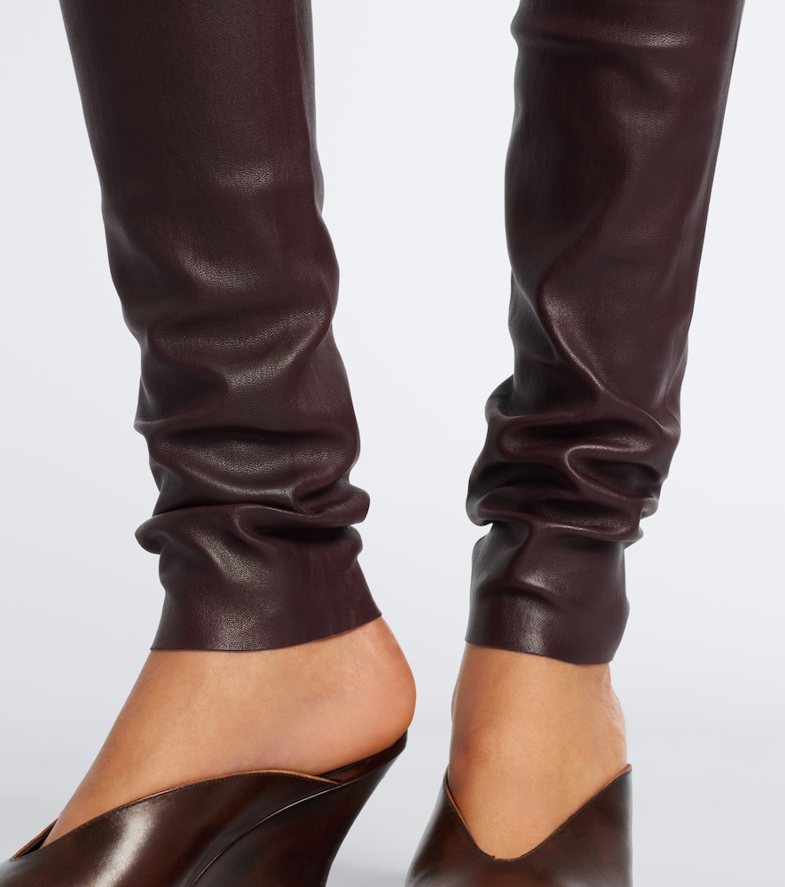 Carolyn leather leggings