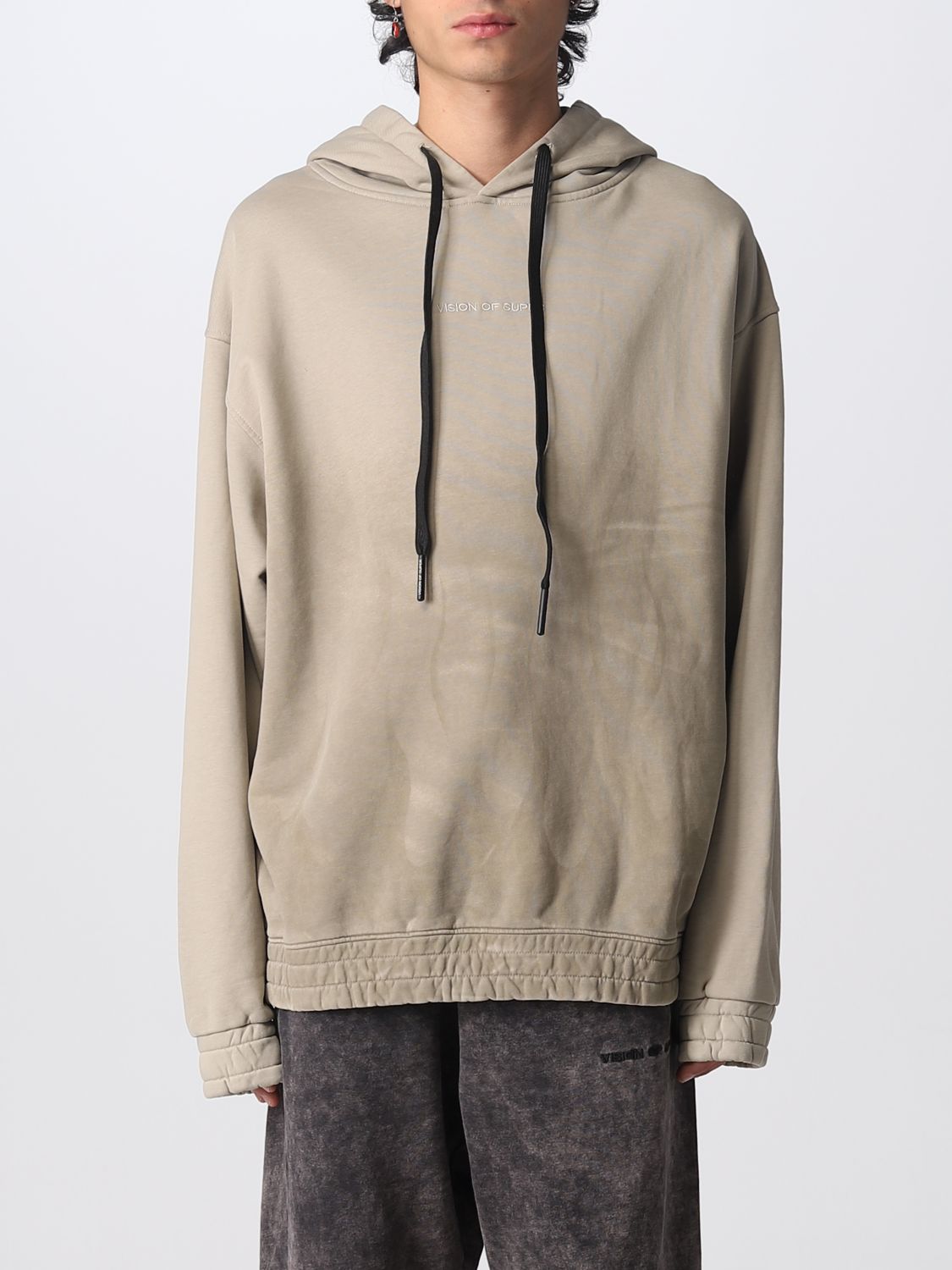 Sweatshirt Men color Grey