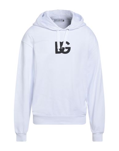 Man Sweatshirt White Size 34 Cotton